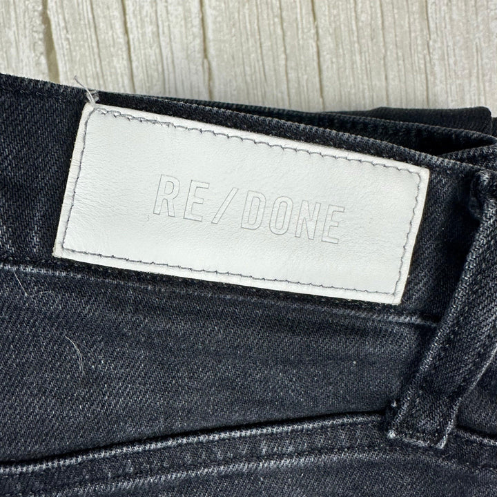 RE/DONE 70s Stovepipe Black Jeans -Size 25 - Jean Pool