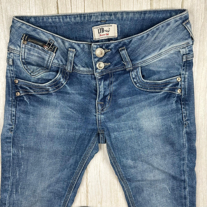 LTB Ladies Stretch Denim Slim Capri Short -Size 28