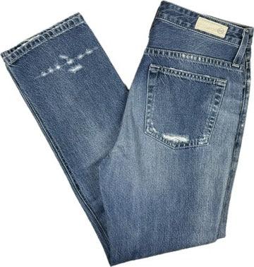 AG Adriano Goldschmied 'Isabelle' High Rise Straight Crop Jeans- Size 26R