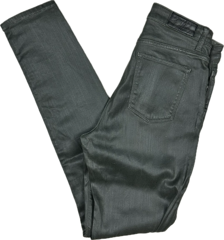 Jag 'The Rosie' High Rise Skinny Coated Jeans - Size 11