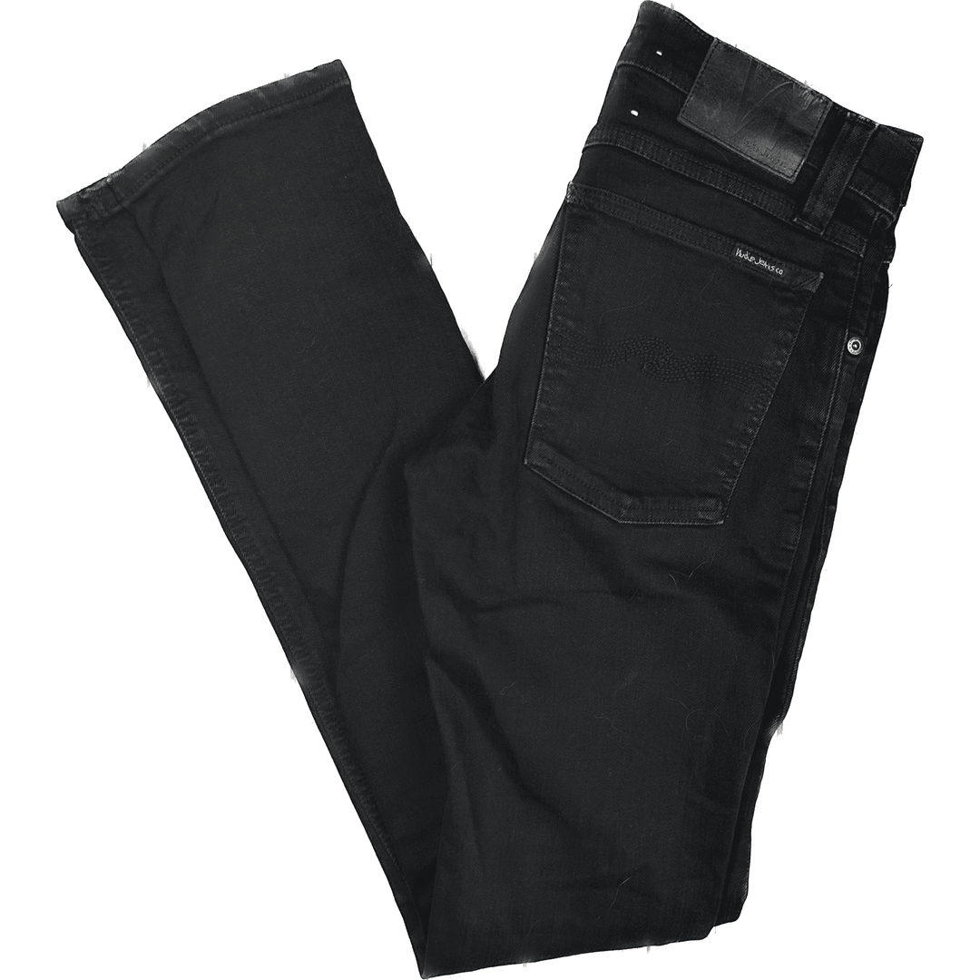 Nudie Jeans Co. 'Tight Long John' Black Jeans- Size 25/32 - Jean Pool