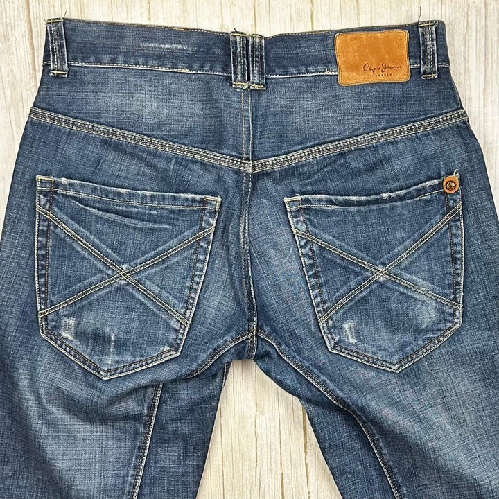 Pepe London- Mens Relaxed Low Rise Jeans- Suit Size 33