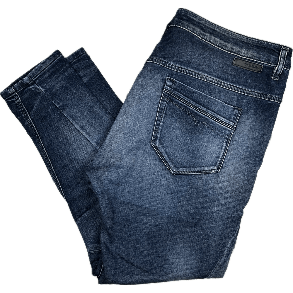 Diesel Ladies 'Fayza' Denim + Sweat Pants Boyfriend Jeans -Size 29 - Jean Pool