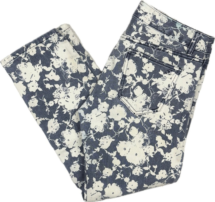 Tory Burch  Ladies 'Alexa Cropped Skinny' Floral Print Jeans- Size 28