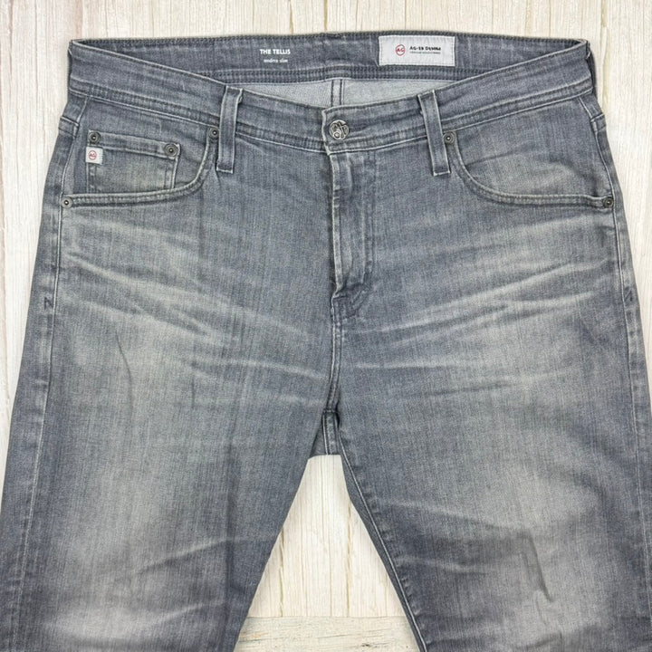 AG Adriano Goldschmied 'The Tellis' Modern Slim Grey Jeans- Size 33