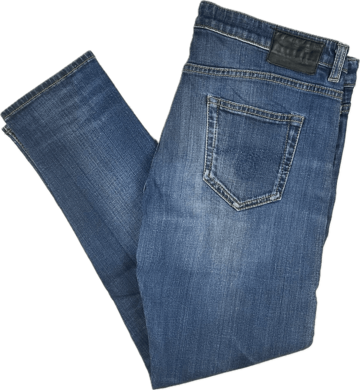R13 Made in Italy 'Boy Skinny' Blue Jeans- Size 28 - Jean Pool