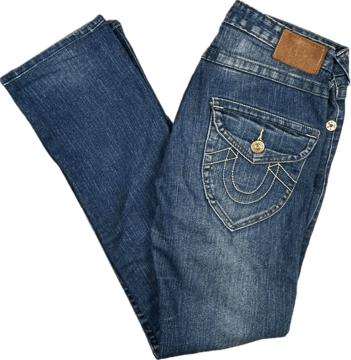 True Religion 'Billy' Low Rise  Straight Jeans- Size 26