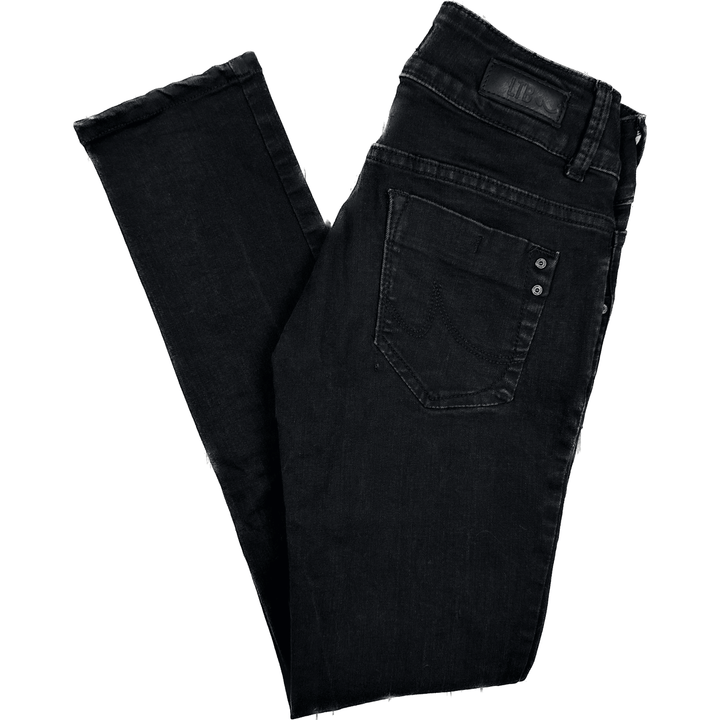 LTB Ladies ' Molly' Low Rise Super Slim Black Jeans -Size 26 - Jean Pool