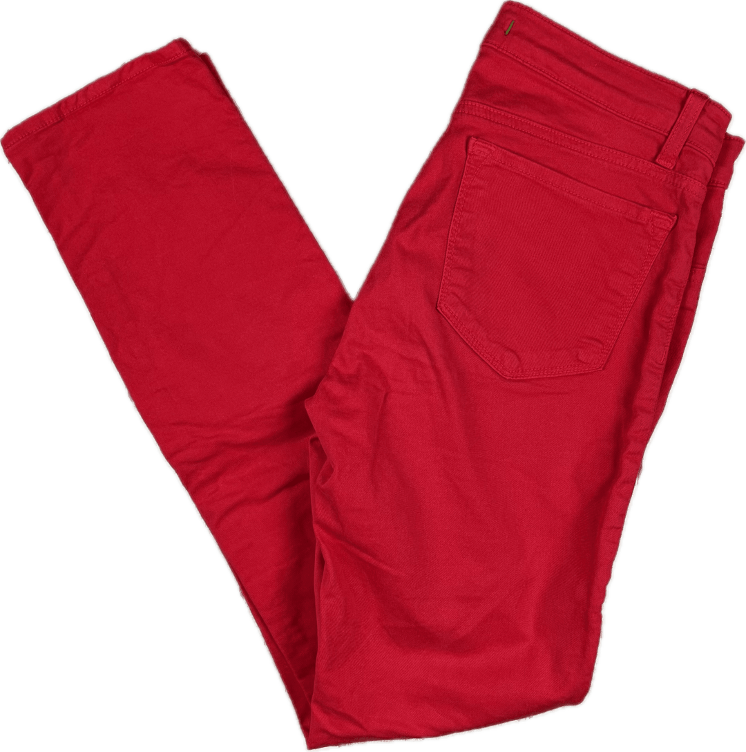 J Brand Bright Red 'Skinny Leg' Jeans - Size 27 - Jean Pool