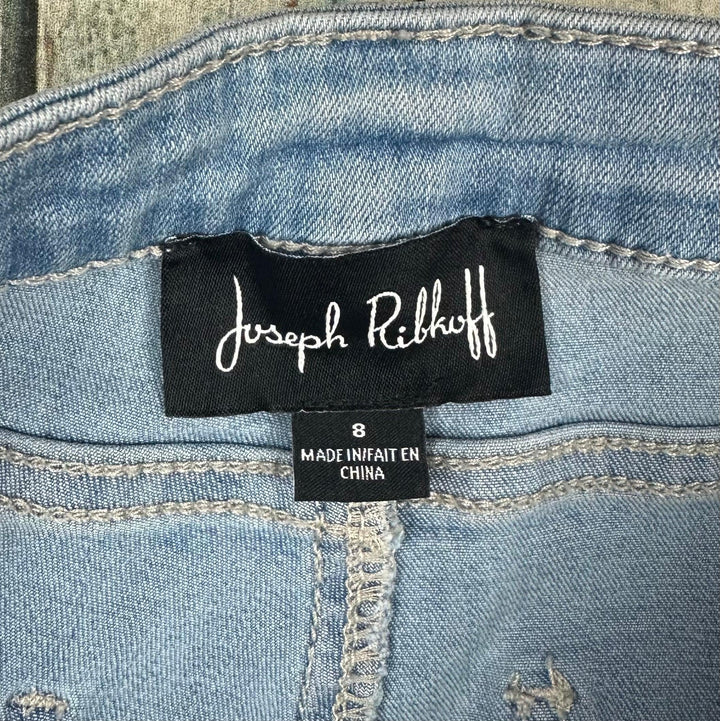 Joseph Ribkoff Jewelled Skinny Jeans -Size 8 - Jean Pool