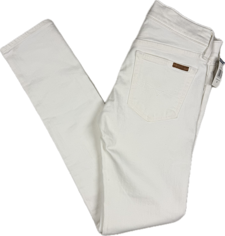 NWT- Polo Ralph Lauren Ladies 'Tompkins Skinny ' White Jeans -Size 25