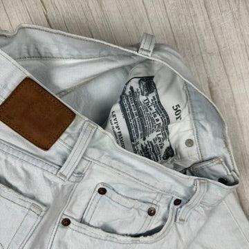 Levis Premium 501s Classic Ladies Denim Ankle Jeans -Size 27/28