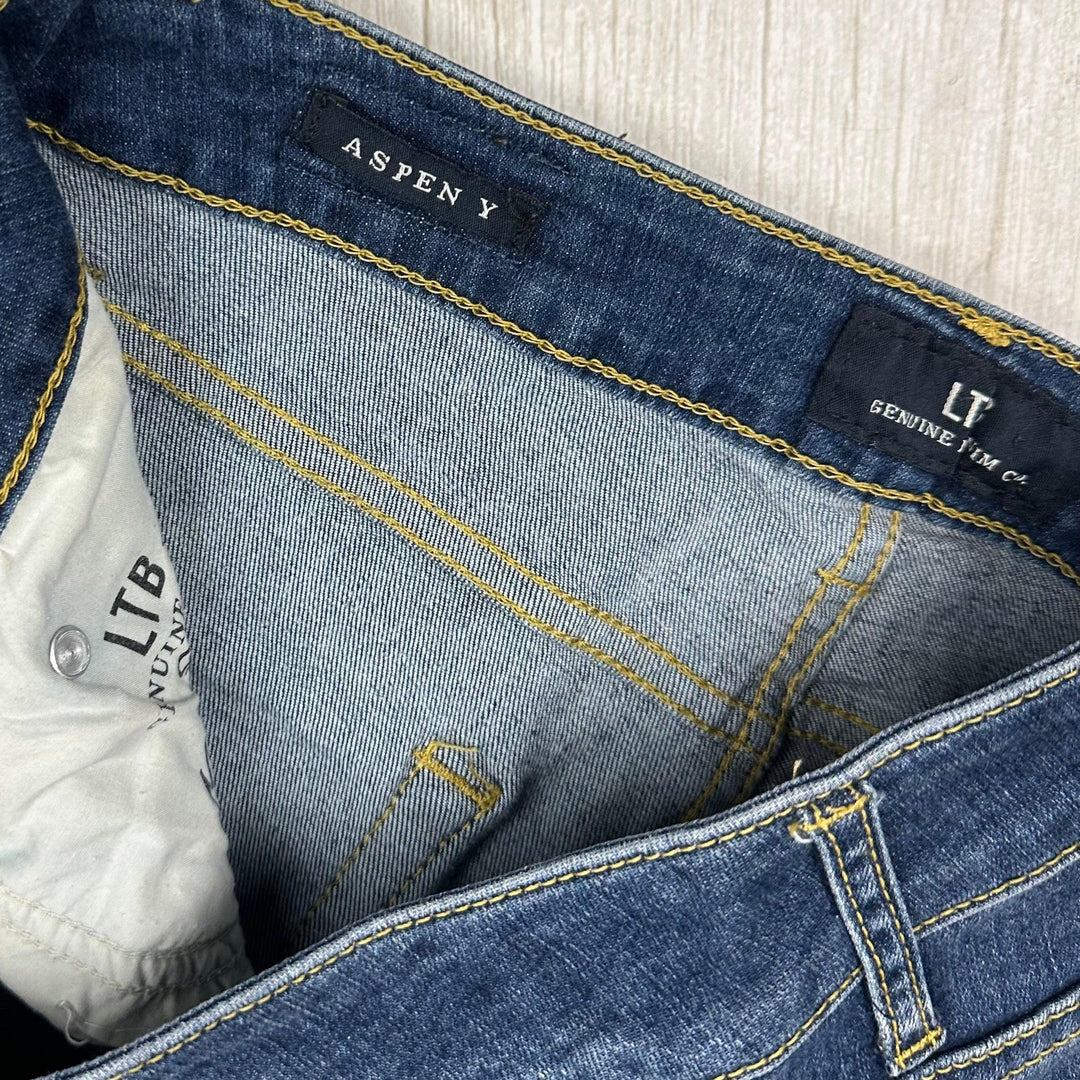 LTB Ladies 'Aspen Y' Mid Rise Slim Straight Jeans -Size 28R