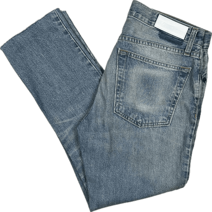 RE/DONE 90's Mid Rise Relaxed Crop Jeans -Size 26