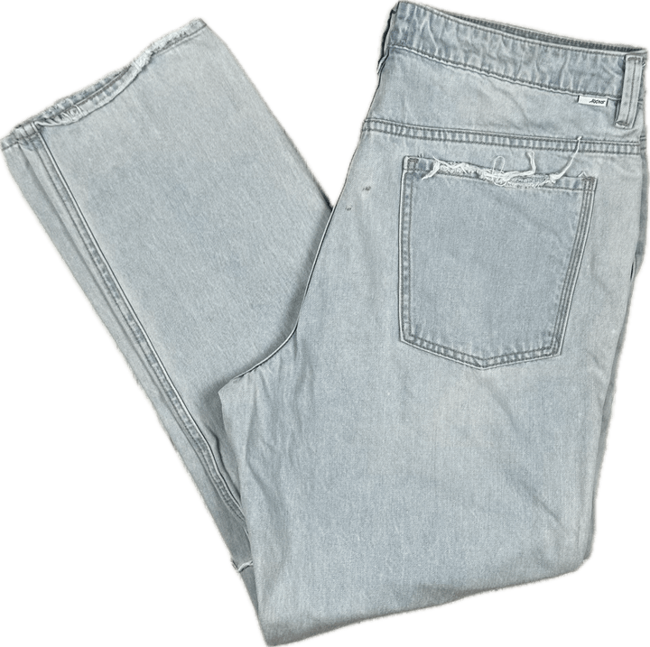 Lee Riders Light Ripped Embroidered 'Girlfriend Jean' - Size 14