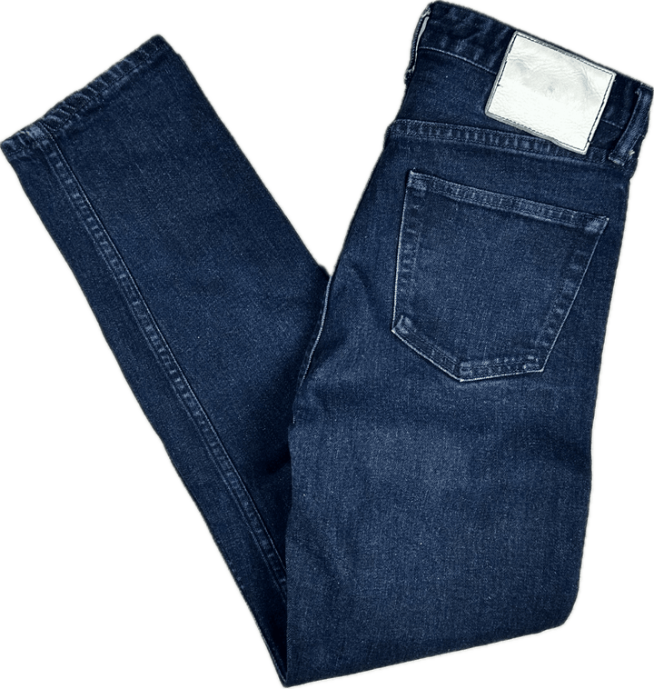 Bassike Made in Japan Classic Crop Jean -Size 26 - Jean Pool