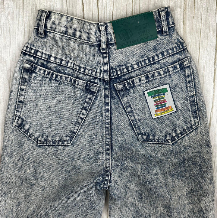 Gum Gum 1980's Vintage High Waisted Baggies Jeans- Suit XXS