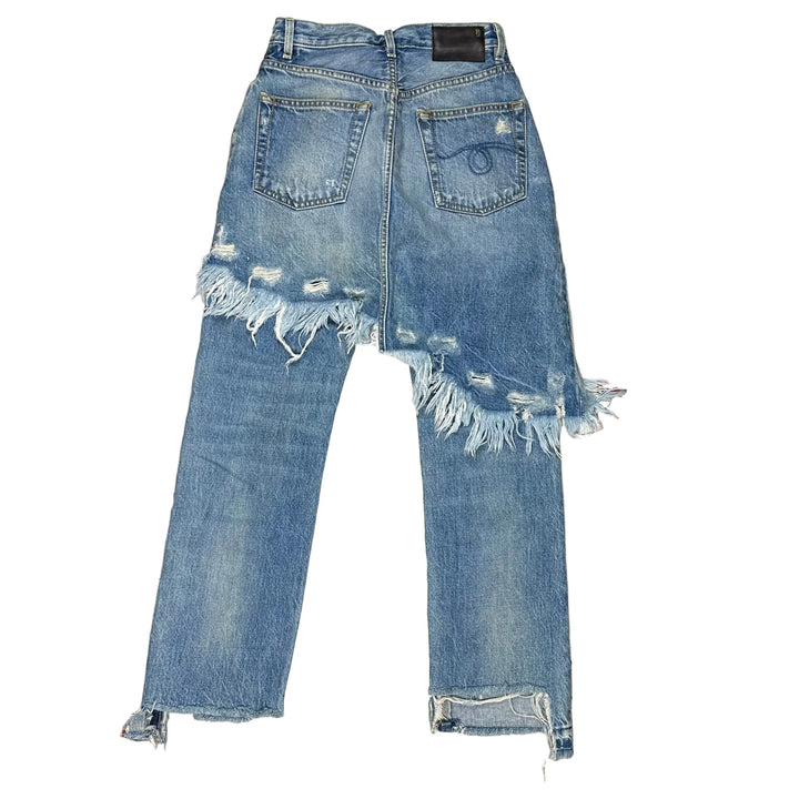 R13 Made in Italy 'Double Classic' Skirted Jeans- Size 24