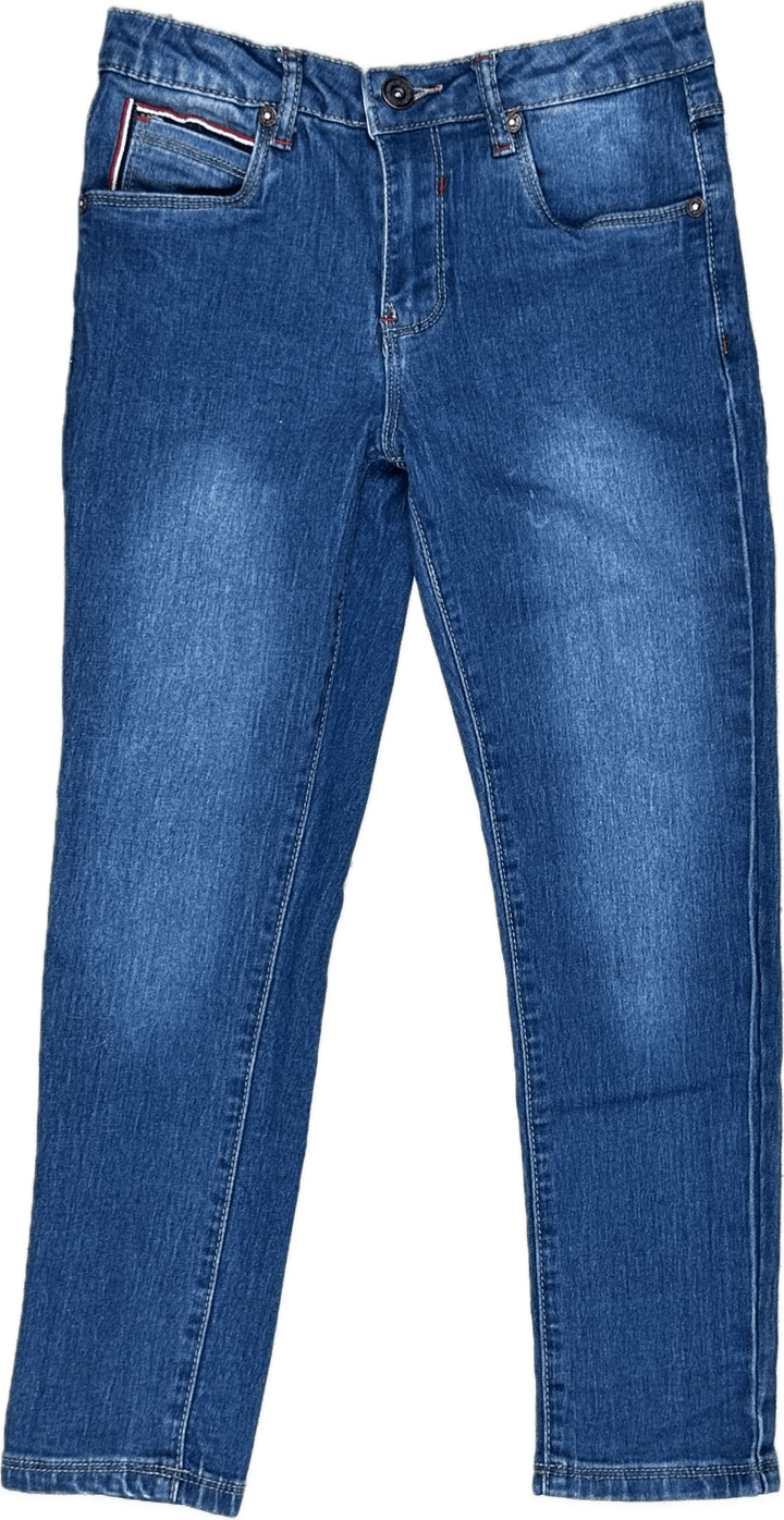 Beverly Hills Polo Club Slim Fit Logo Jeans - Size 10Y