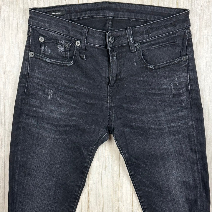 R13 Made in Italy Stretch 'Alison Crop' Jeans- Size 28