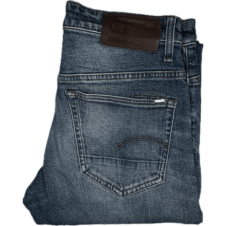 G Star '3301 Tapered' Stretch Mens Jeans -Size 29S - Jean Pool