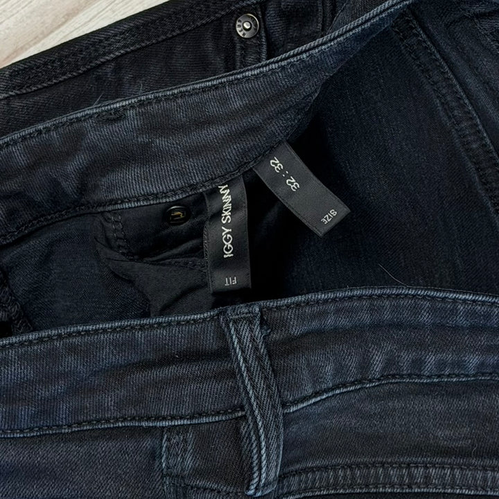 NEUW Mens 'IGGY Skinny' Stretch Tapered Black Jeans - Size 32/32