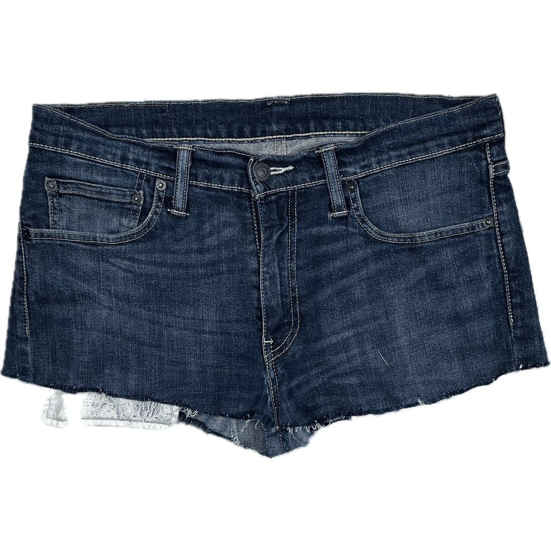 Levi's cutoff shorts womens hot sale