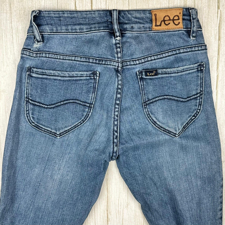 Lee 'Licks' Ladies Mid Rise Stretch Jeans - Size 6 - Jean Pool