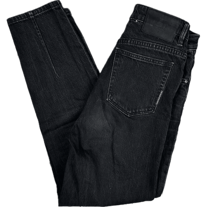 NEUW Ladies 'LOLA' High Rise Black Mom Jeans - Size 25 - Jean Pool