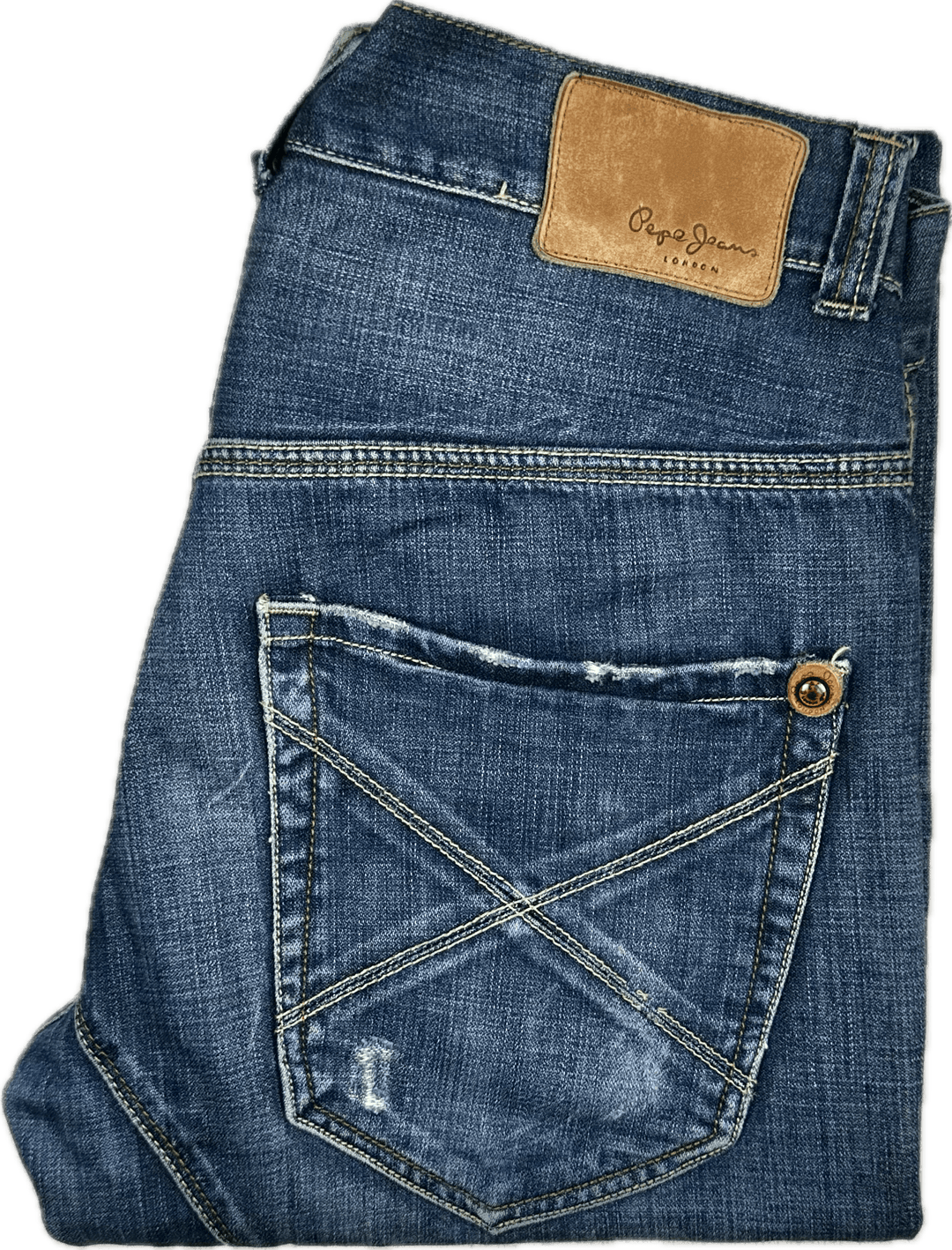 Pepe London- Mens Relaxed Low Rise Jeans- Suit Size 33