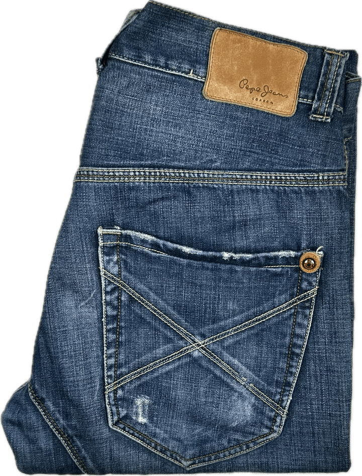 Pepe London- Mens Relaxed Low Rise Jeans- Suit Size 33