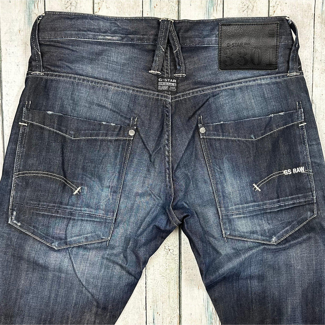 G Star RAW 3301 'Victor Straight' Denim Jeans -Size 32 - Jean Pool