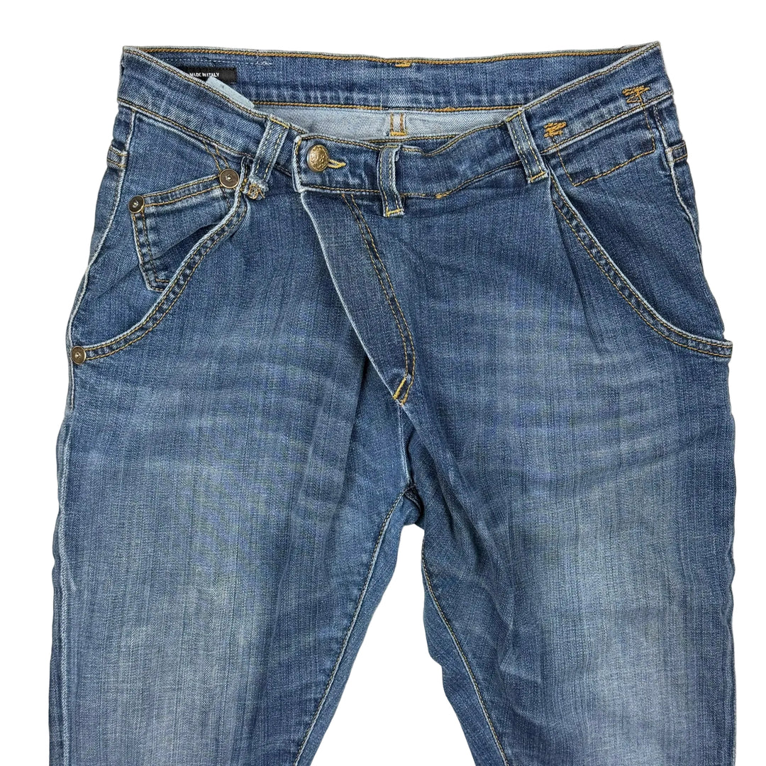 R13 Made in Italy 'X Over' Blue Jeans Jeans- Size 25