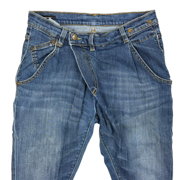 R13 Made in Italy 'X Over' Blue Jeans Jeans- Size 25