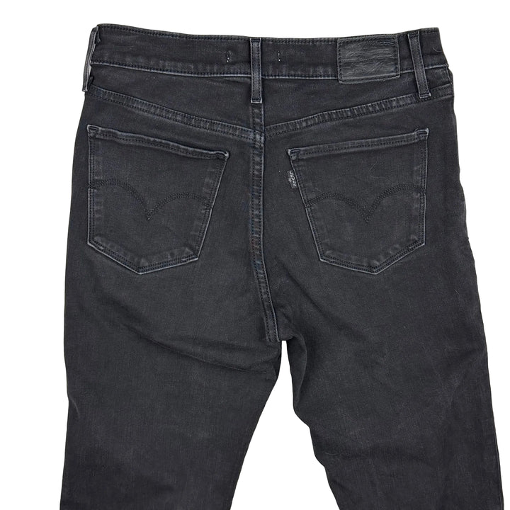 Levis 312 Shaping Slim Mid Rise Aged Black Jeans - Size 26"