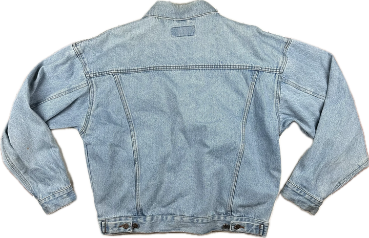 Wrangler Hero Y2K Relaxed Fit Denim Jean Jacket - Size M