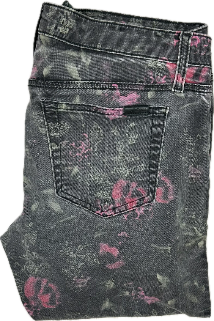 Joes Jeans USA Electric Floral Print Skinny Jeans Size- 30