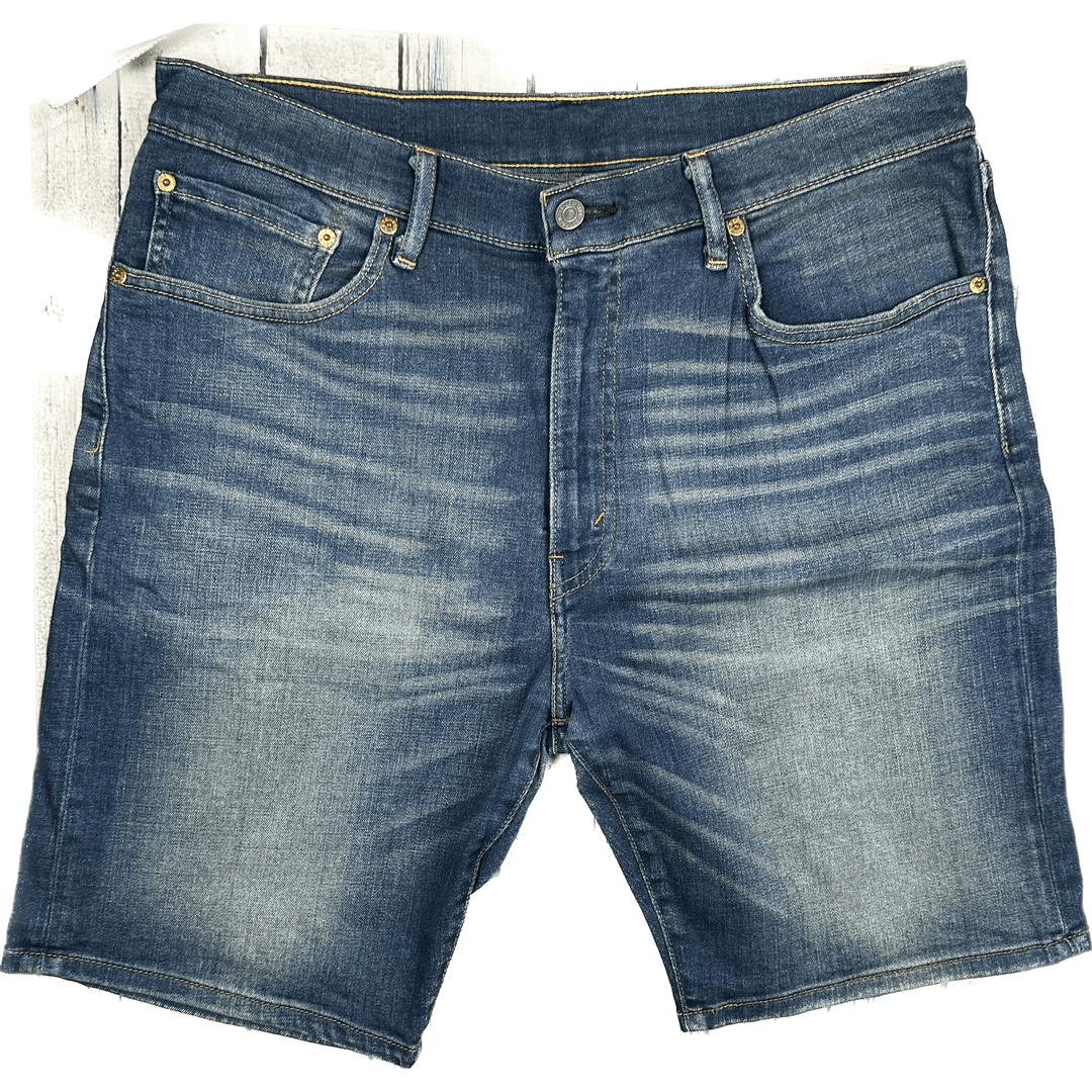 Levis 505 Mens Denim Shorts -Size 36 - Jean Pool
