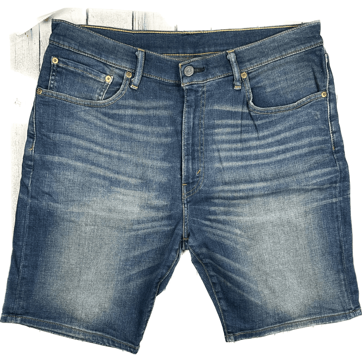 Levis 505 Mens Denim Shorts Size 36 Jean Pool