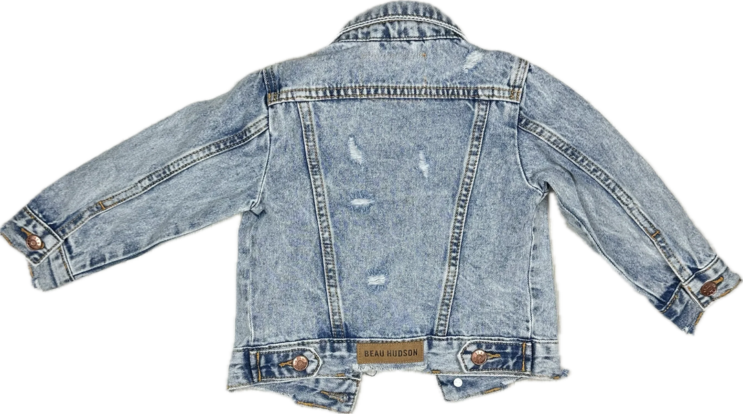 NWT- Beau Hudson Classic Denim Jacket - Size 6/12M