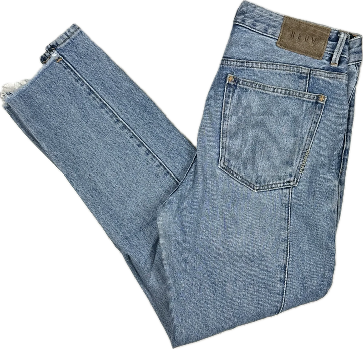 NEUW Ladies 'LEXI' Straight Blue Jeans - Size 28