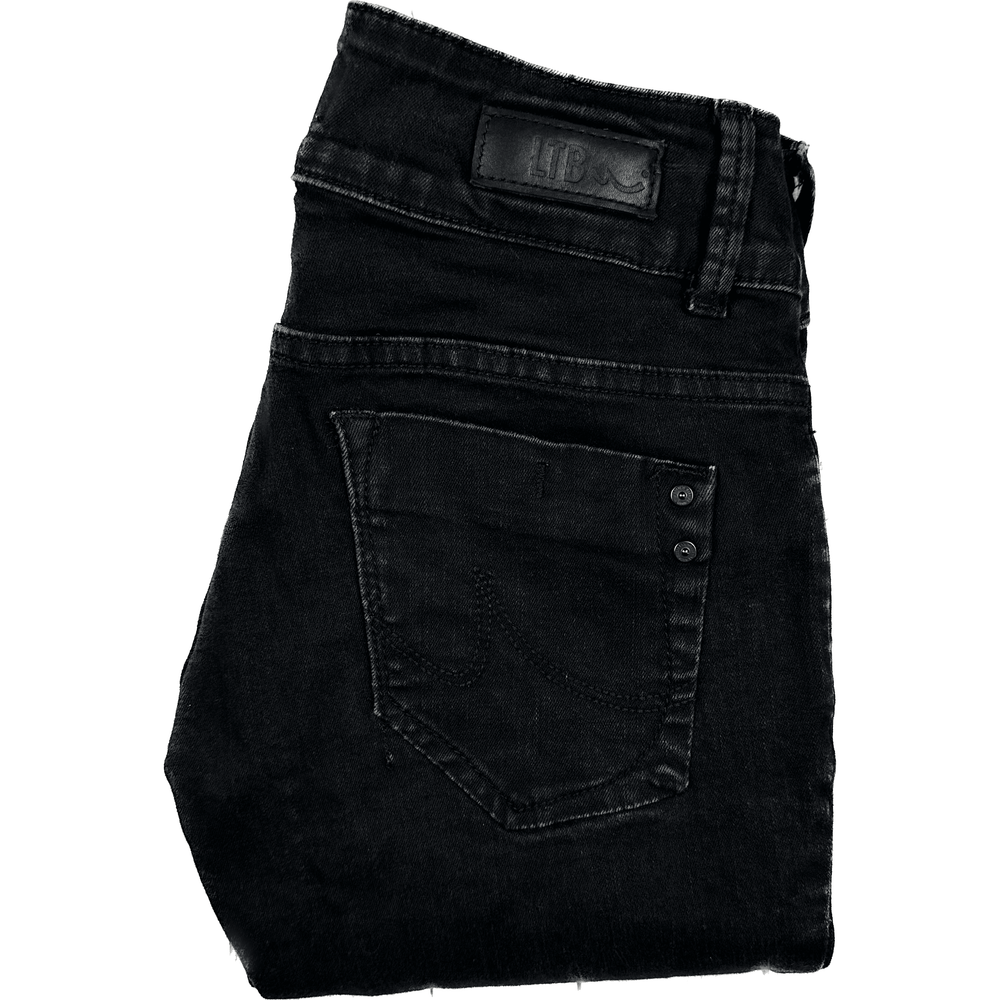 LTB Ladies ' Molly' Low Rise Super Slim Black Jeans -Size 26 - Jean Pool