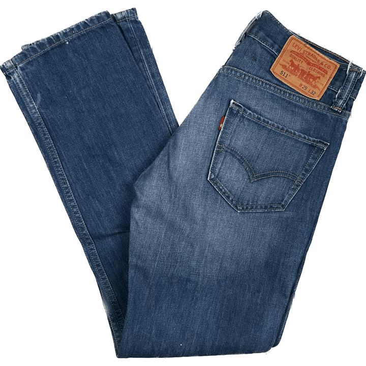 Levis Slim Straight 511 Men's Denim Jeans - Size 29/32 - Jean Pool