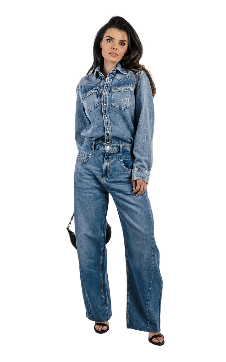 NEW- Liu-Jo Jeans Italian Ladies Barrel Leg Jeans - Size 25