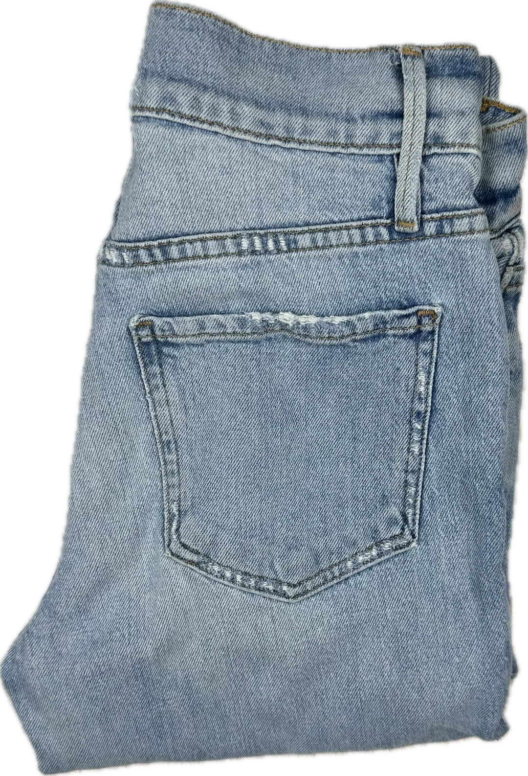 Frame Denim 'Le Sylvie Slender Straight' Bianca Jeans -Size 25