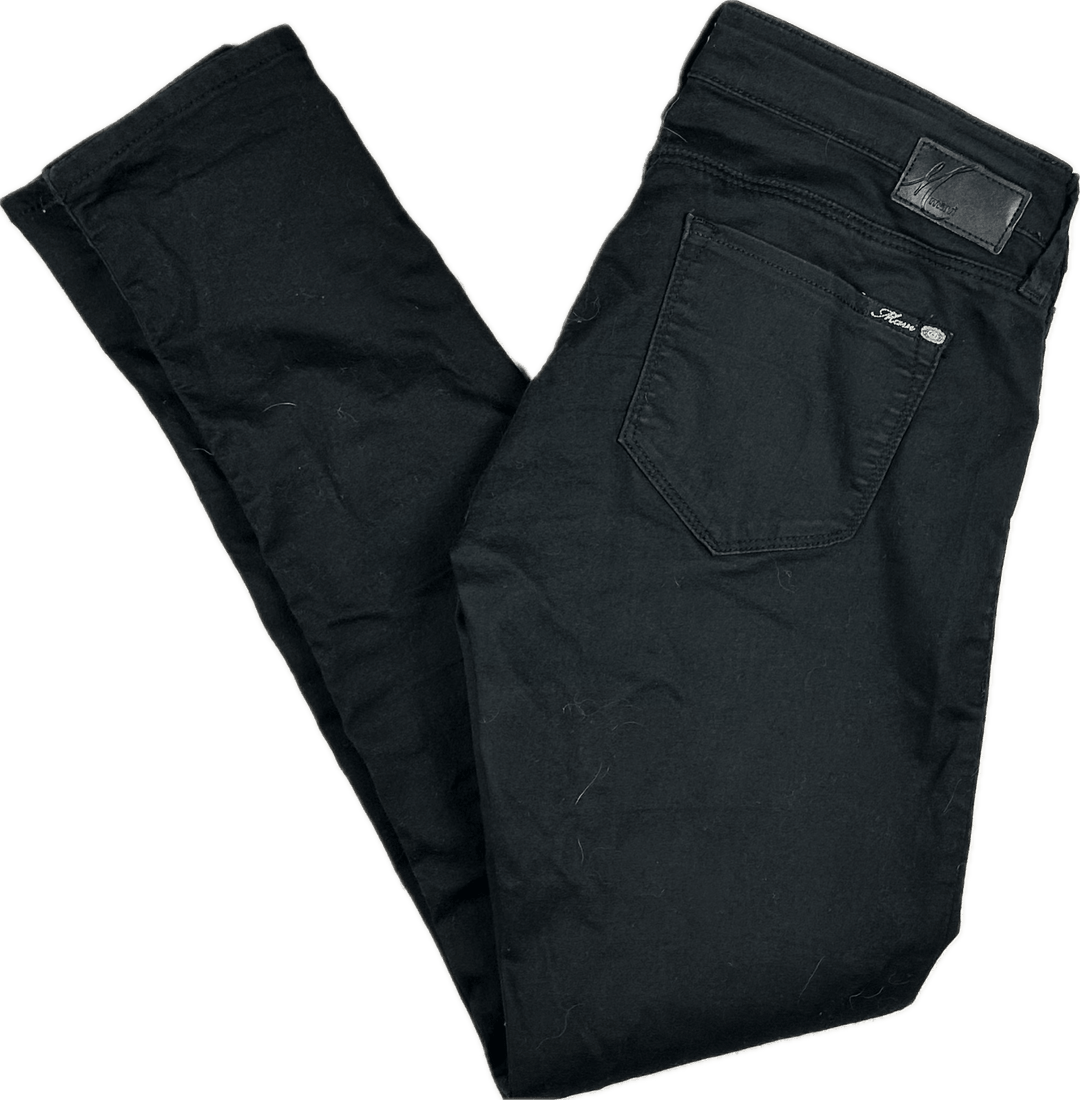 Mavi Black Maternity Stretch Skinny Jeans -Size 30 - Jean Pool