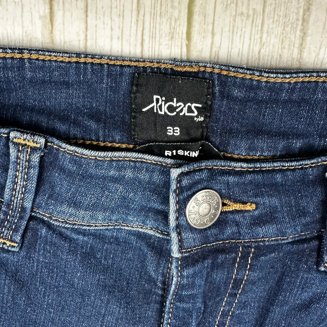 Riders by Lee 'R1 Skinny' Stretch Jeans- Size 33