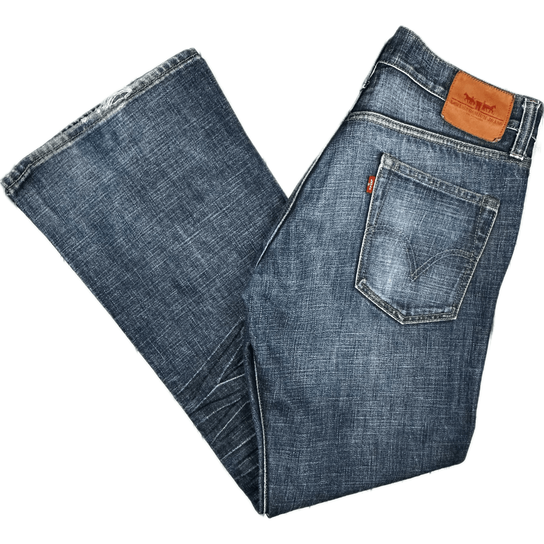 Levis Premium 'Skinner' Bootcut Denim Jeans - Size 34 - Jean Pool