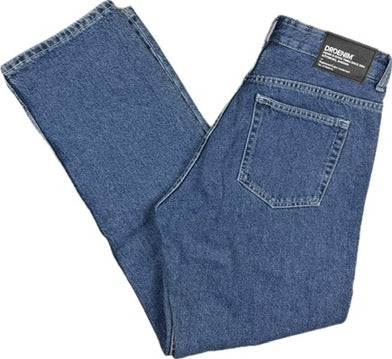 Dr Denim 'Arch' Pebble  Mid Stone Straight Jeans - Size 28