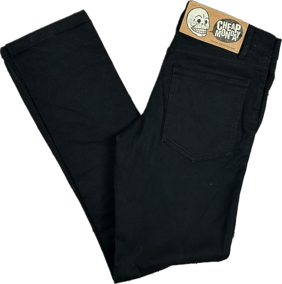 Cheap Monday 'Tight Od Black 'Jeans - Size 29/32 - Jean Pool